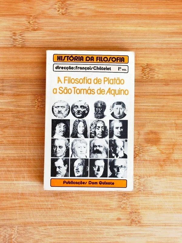Capa do livro A FILOSOFIA DE PLATÃO A SÃO TOMÁS DE AQUINO