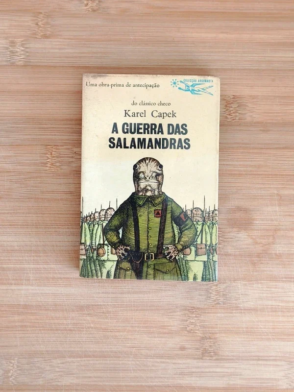 Capa do livro A GUERRA DAS SALAMANDRAS