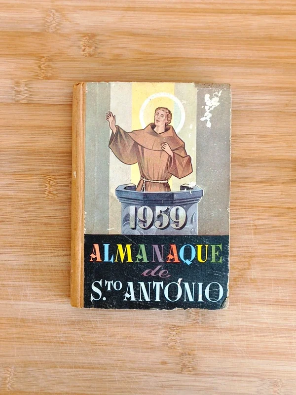 Capa do livro ALMANAQUE DE SANTO ANTÓNIO PARA 1959