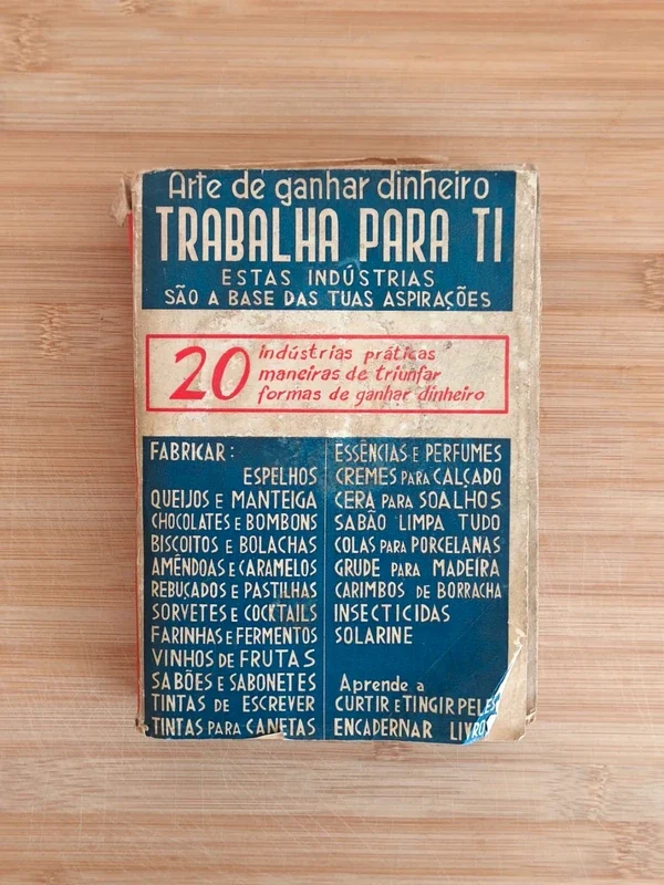 Capa do livro ARTE DE GANHAR DINHEIRO - TRABALHA PARA TI
