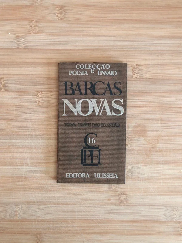 Capa do livro BARCAS NOVAS
