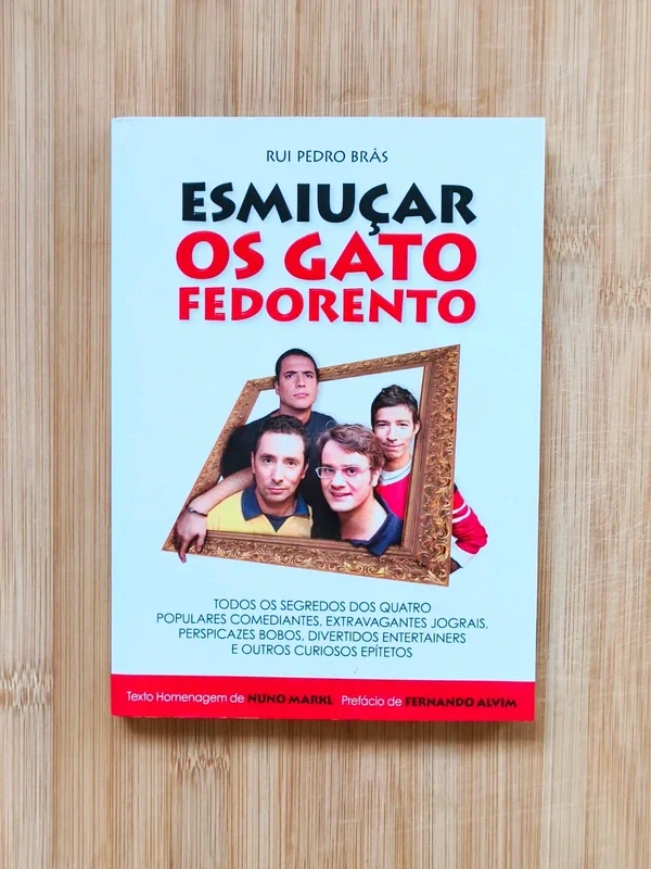 Capa do livro ESMIUÇAR OS GATO FEDORENTO