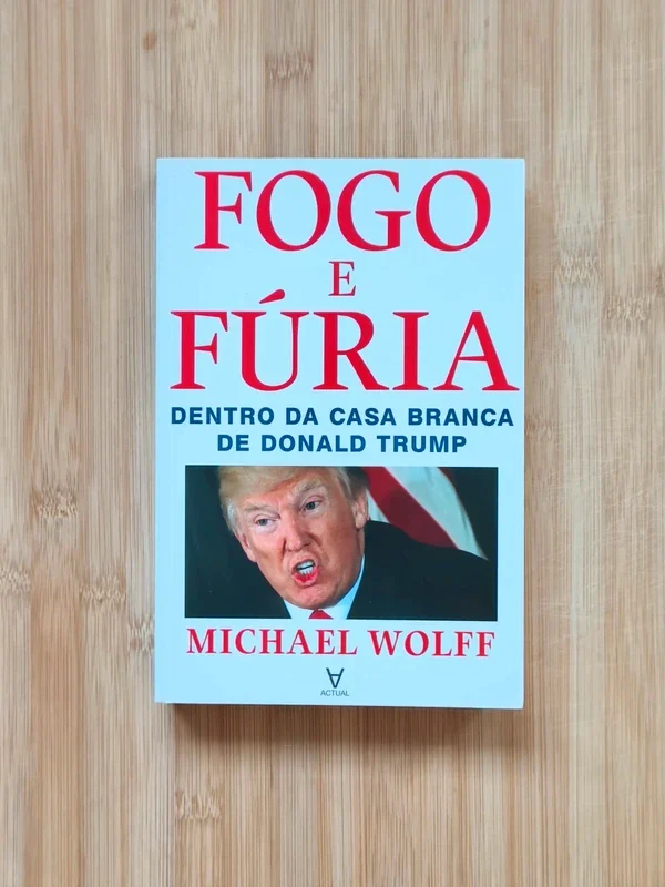 Capa do livro FOGO E FÚRIA