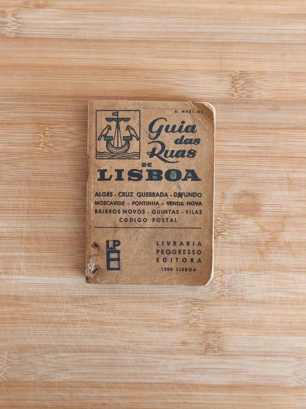 Capa do livro GUIA DAS RUAS DE LISBOA