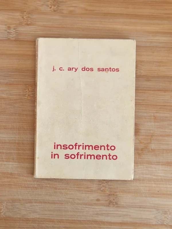 Capa do livro INSOFRIMENTO IN SOFRIMENTO