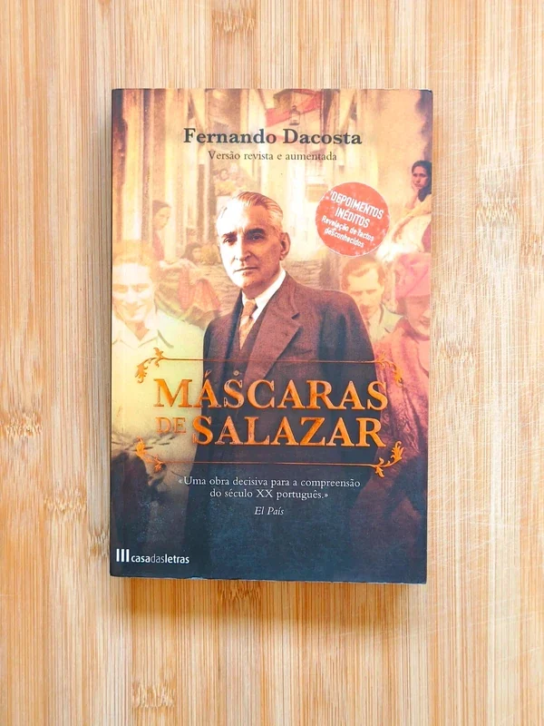 Capa do livro MÁSCARAS DE SALAZAR