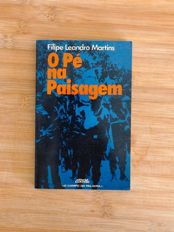 Capa do livro O PÉ NA PAISAGEM